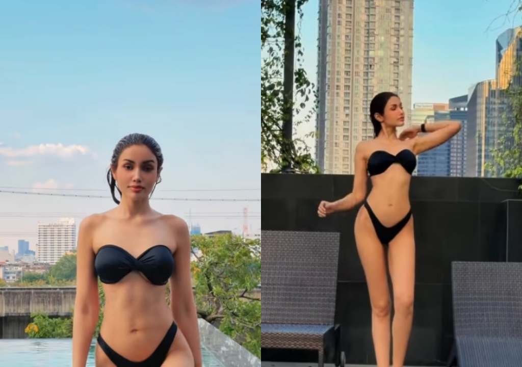 ไฟลุก “วีนา” ชุดว่ายน้ำแซ่บมากกราบหุ่นเป๊ะเว่อร์!